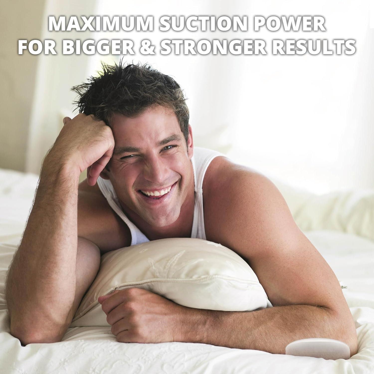 imageAdam ampamp Eve Max Results Penis Pump Powerful Suction for Stronger Erections Enlarged Cylinder Comfortable Fit Master Grip Finger Pull for Effortless Use Quick Release Valve Male Enhancement Pump