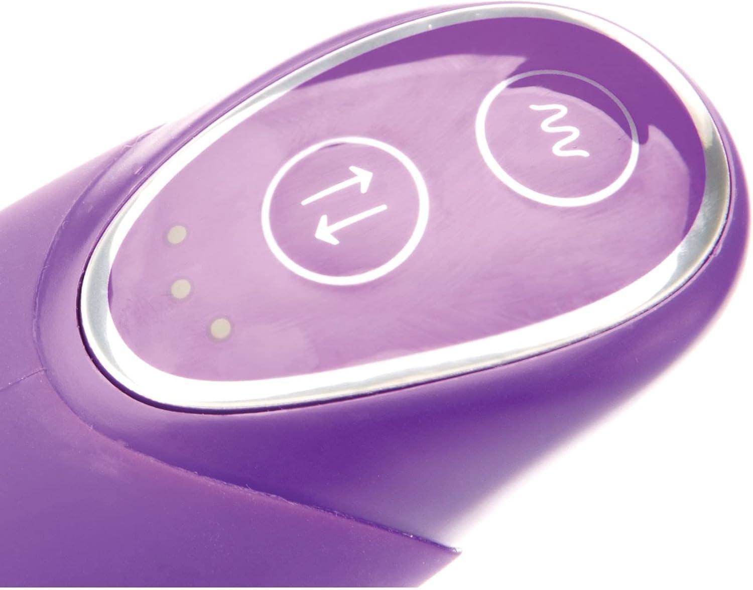 imageAdam ampamp Eve Posh Silicone Bounding Bunny Vibrator 10 Functions Dual Motors Flickering Clit Stimulator Waterproof Satin Finish Silicone Vibrator for Women Clitoral ampamp Vaginal Stimulation