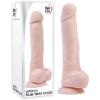 imageAdam ampamp Eve True Feel Dildo Big Realistic Penis with Suction Cup Lifelike Dual Layered Soft Silicone Waterproof Easy to Clean Adult Sex Toys for Women Men Anal ampamp Couples 75 in Flesh