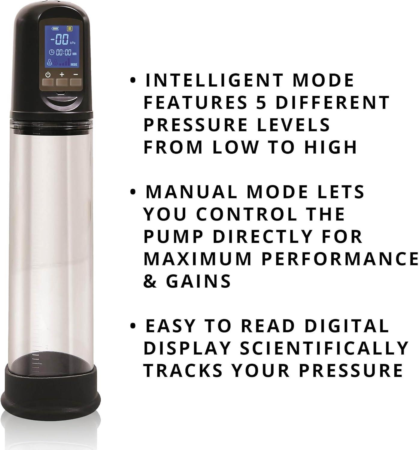 imageAdam ampamp Eve Adams Rechargeable Penis Pump Dick Erection Enlarger Sucker Adult Sex Toy for Men Electric Cock Stretcher Stimulation Device ampamp Extender Bigger ampamp Harder Erections 825 in Insertable