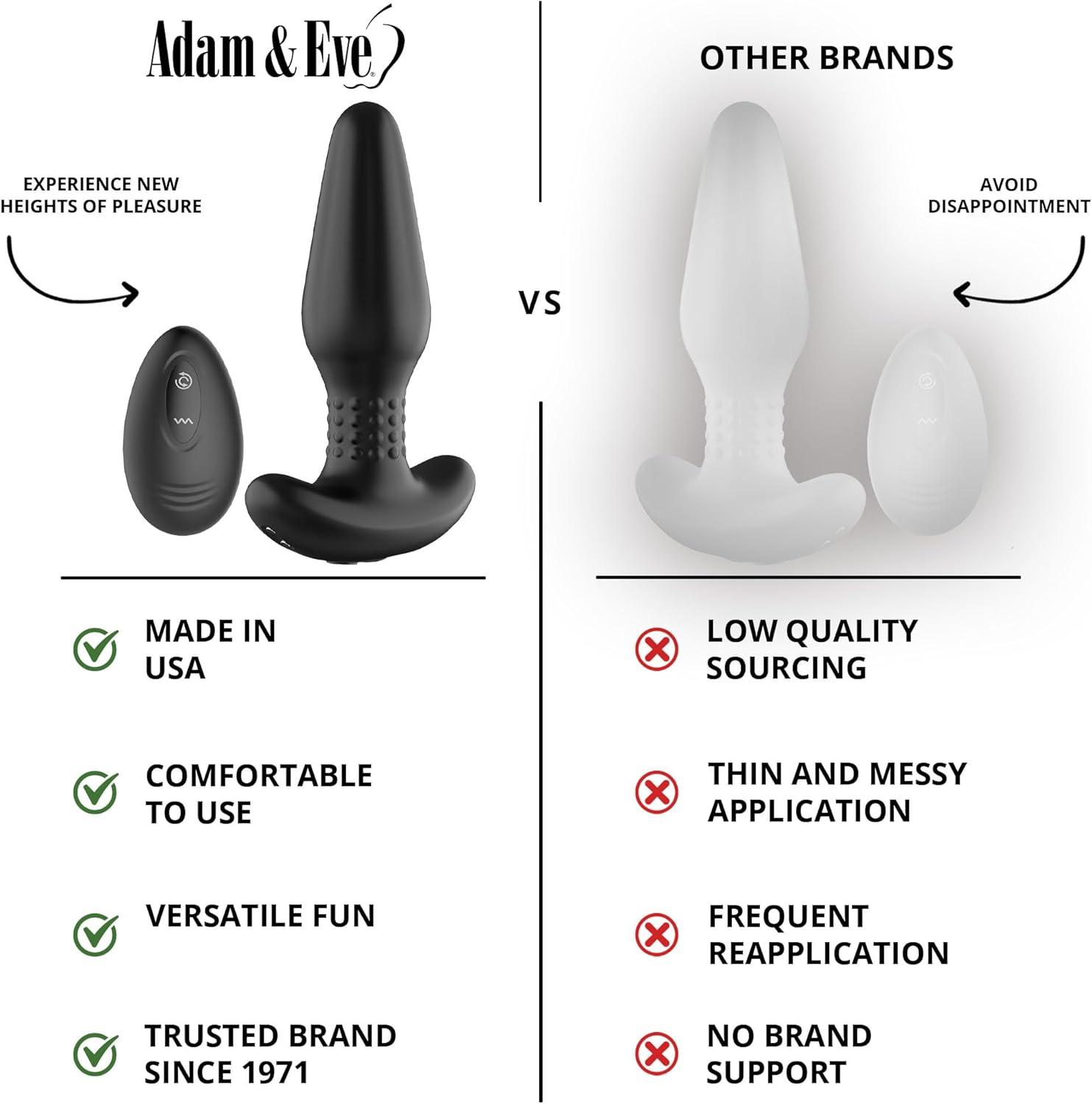 imageAdam ampamp Eve Carl Jr Remote Control Vibrating Rimming Anal Plug Spinning Beads for Oral Like Stimulation 10 Function Vibrating Butt Plug Waterproof Silicone USB Rechargeable Adult Toy for Men Women