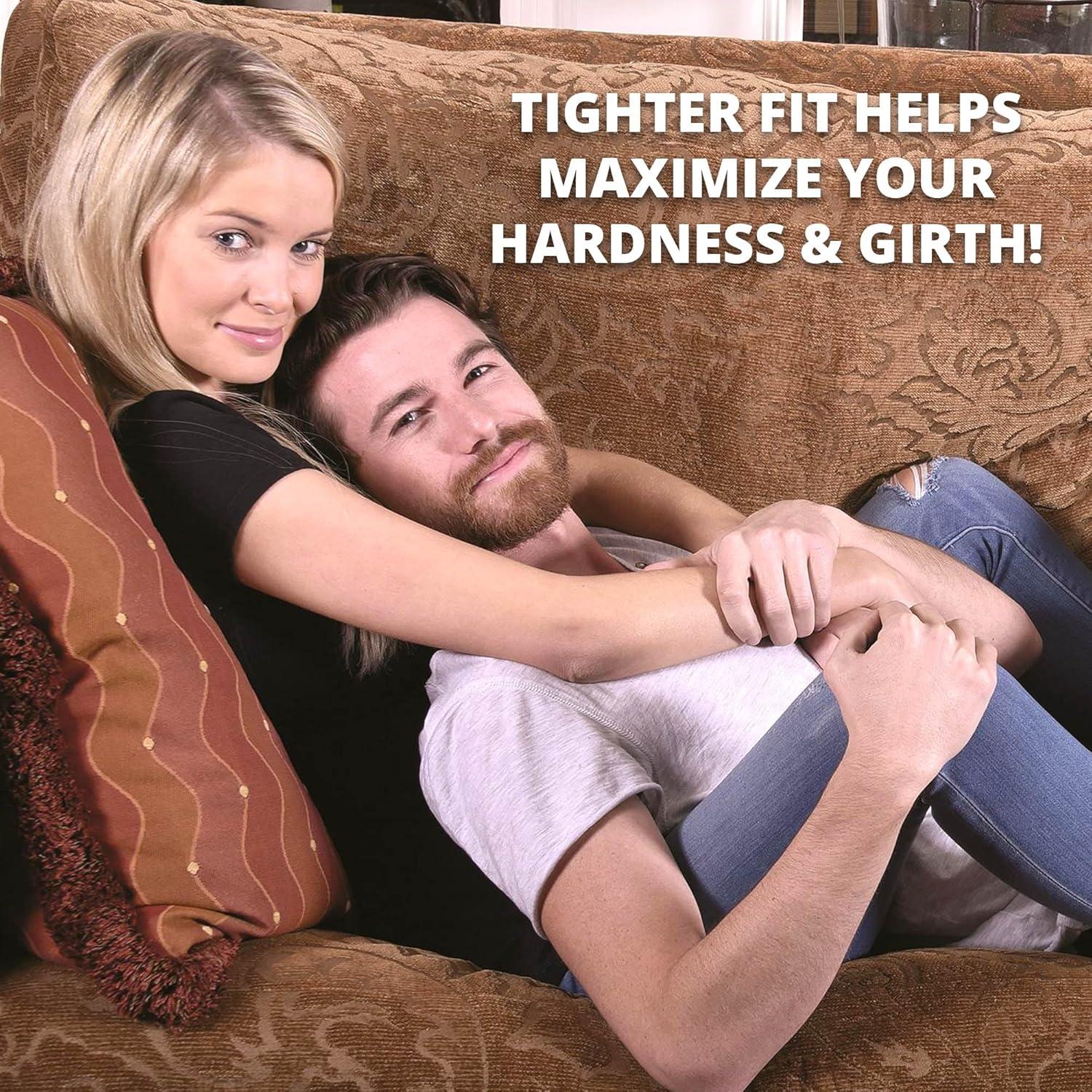 imageAdam ampamp Eve Chubbies 3 Super Thick Enhancers Extra Large Penis Rings Stretchy Silicone Erection Enhancer Boosts Hardness and Girth Comfortable Fit Non Rolling Waterproof Durable Easy Use