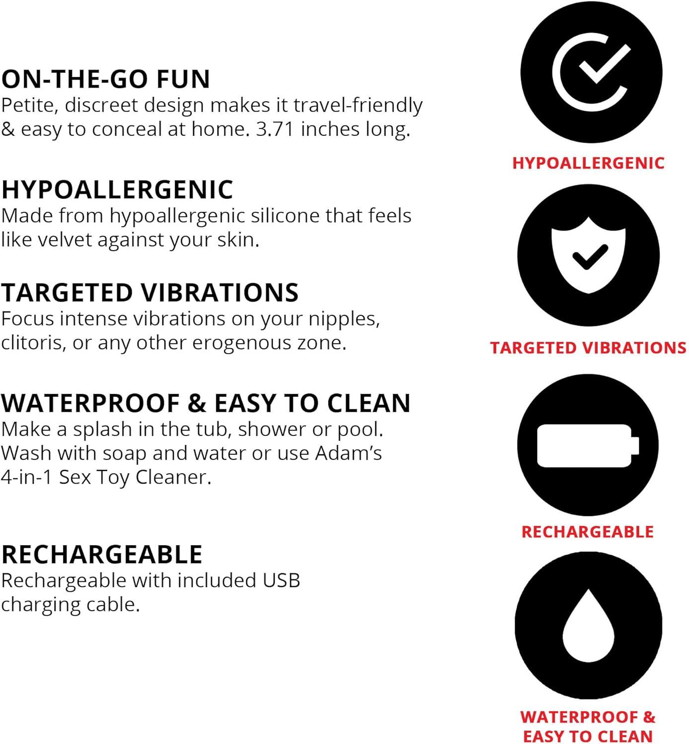 imageAdam ampamp Eve Eves Silky Sensations Silicone Rechargeable Bullet Portable Handheld Toys for Women Sex Massage Tools Small Mini Quiet Vibrator Personal Pleasure Waterproof Easy Clean Blue