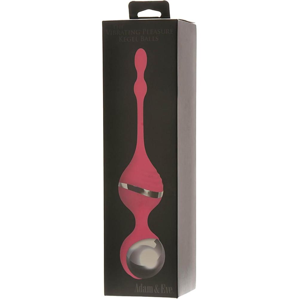 imageAdam ampamp Eve Rechargeable Vibrating Pleasure Balls for Kegel Exercise ampampStrengthening 10 Vibration Modes Waterproof Rechargeable Soft Silicone Powerful Vibration Intense Stimulation ampamp Discreet Fun