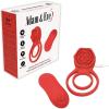 imageAdam ampamp Eve Double Ring Vibrating Rose Cockring Penis Rings with 9 Vibration Modes Remote Control Stretchy Silicone Enhances Performance Boosts Hardness Waterproof Rechargeable Couples Toy