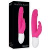 imageAdam and Eve Eves Rechargeable Waterproof Realistic Rabbit Vibrator Adult Sex Toy with Thrusting Dildo for G Spot and Clitoral Stimulation Dual Action Pleasure for Women and Couples 85 Inch Pink
