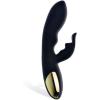 imageAdam and Eve Rechargeable Waterproof Rabbit Vibrator Clitoral and G Spot Stimulation Adult Sex Toy for Women and Couples Vibrating Massager for Date Night and Perineal Play Gold and Black Design