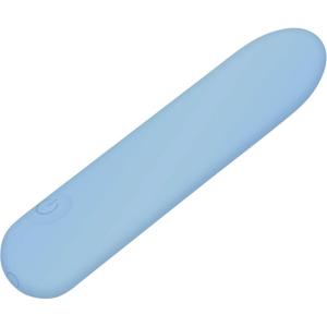 Adam & Eve Eve’s Silky Sensations Silicone Rechargeable Bullet, Portable Handheld Toys for Women, Sex Massage Tools, Small Mini Quiet Vibrator, Personal Pleasure, Waterproof Easy Clean, Blue