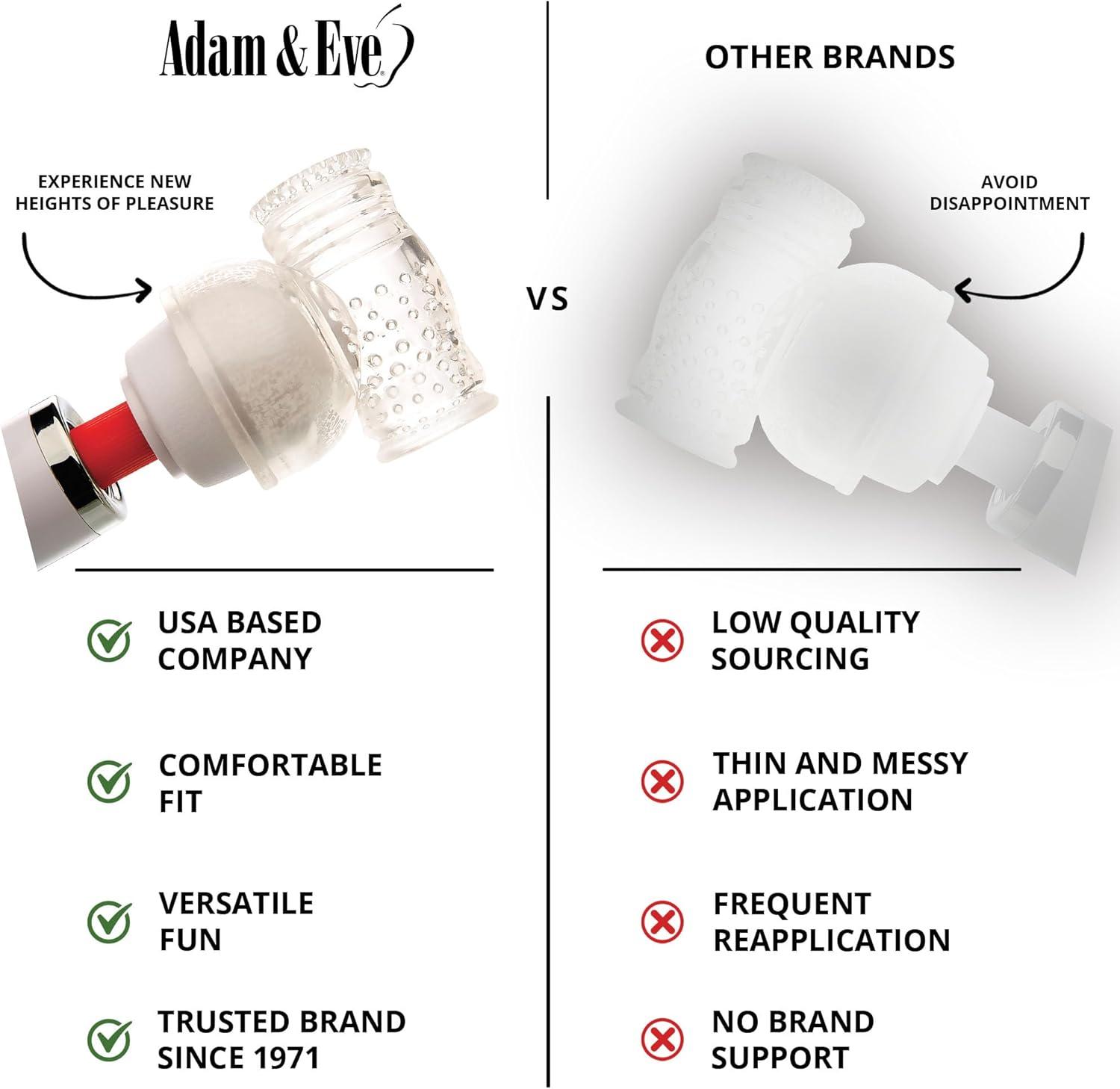 imageAdam amp Eve Crystal Clear 8 inch Dildo Realistic Dildo with Suction Cup Lifelike Soft Texture Waterproof Easy to Clean Fake Penis Adult Sex Toys for Women Men Anal amp Couples Clear 8 in