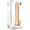 imageAdam amp Eve Adams True Feel XL Realistic Dildo 10 Inch Dual Density Dildo with Suction Cup Base Soft Outer Skin with Firm Core Lifelike Feel Strap On Compatible Waterproof Adult Sex Toy for WomenWhite