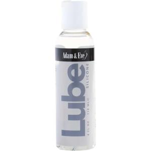 Adam & Eve Silicone Based Personal Lubricant, Adult Sex Lube for Women, Men, Couples, Lubricants for Privacy and Toys, Long Lasting Non Sticky, Anal & Dildo Gel, Vagina Lube, 4 oz, Clear