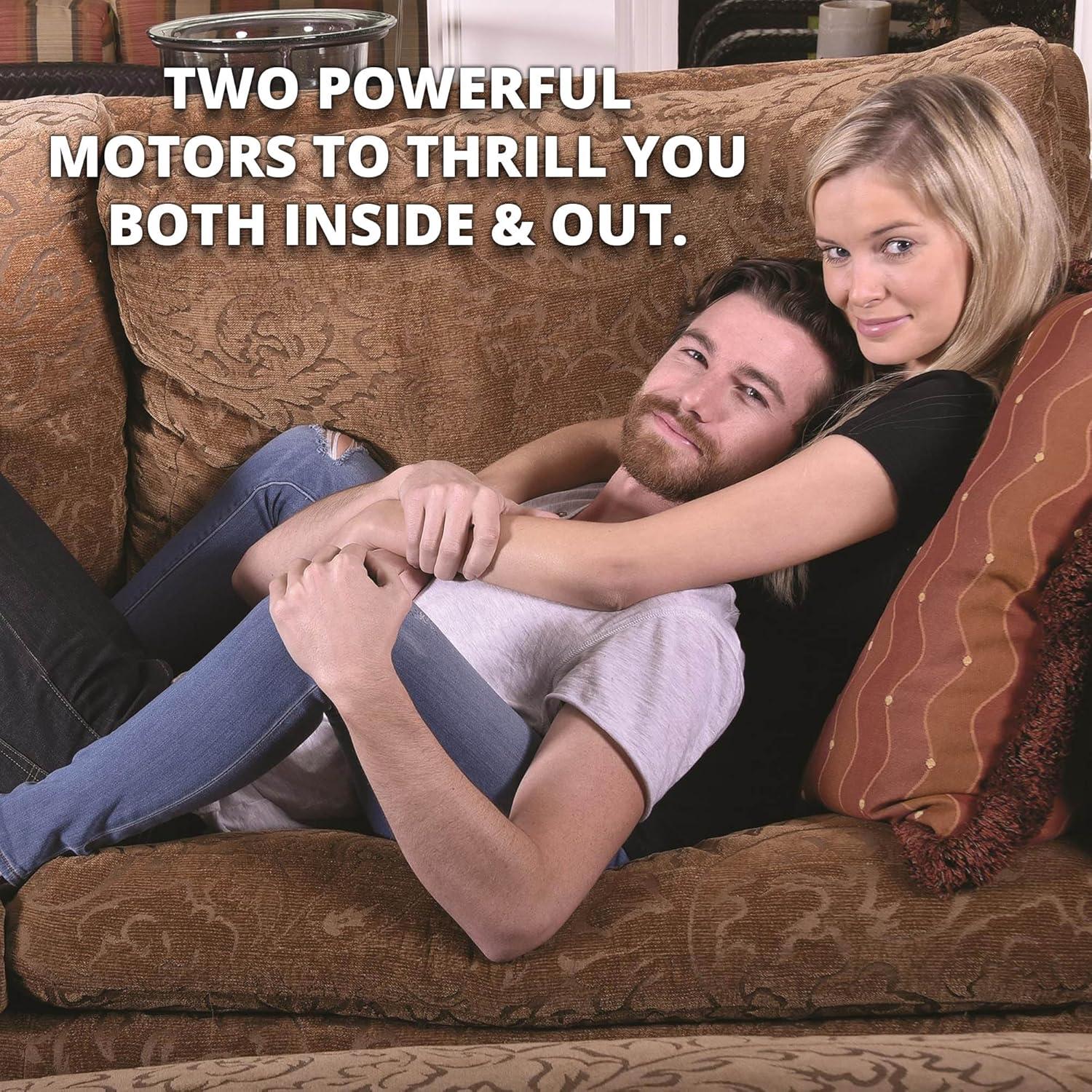 imageAdam amp Eve Eves Twirling 10 Speed Rabbit Thruster Vibrator Clitoral Stimulating Personal Dildo Adult Sex Toy for Women amp Couples Clit amp G Spot Vibrating Massage Tools Date Night 95 Purple