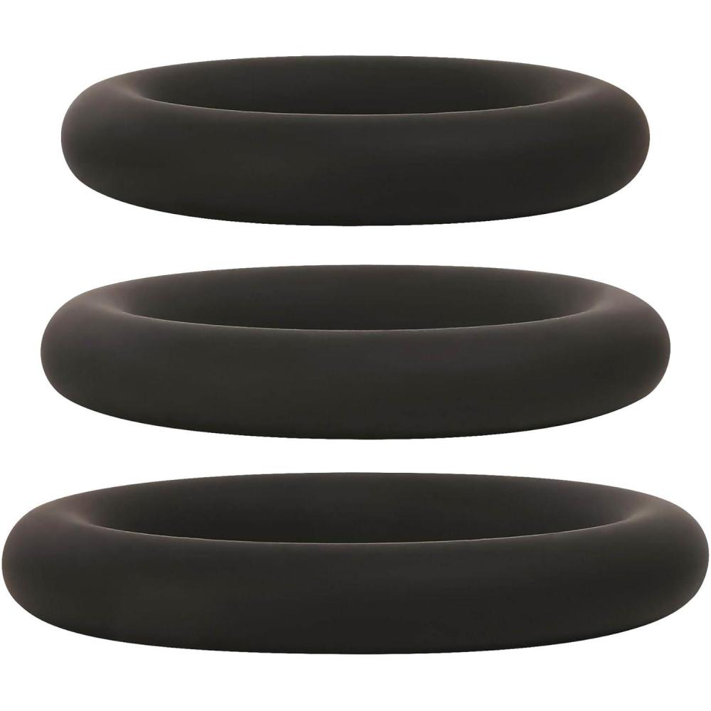 imageAdam amp Eve Silicone Penis Ring Set 3 Stretchy Rings in Graduated Sizes for Enhanced Erections Longer Lasting Hardness and Maximum Pleasure Comfortable and Supportive for Solo or Partner Fun