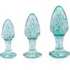 imageAdam amp Eve Glitter Gem Butt Plug Set 3 Piece Acrylic Anal Trainer Kit Small Medium Large Plugs for Beginners amp Advanced Lightweight with Sparkling Gem Base Body Safe Waterproof Easy Clean Blue