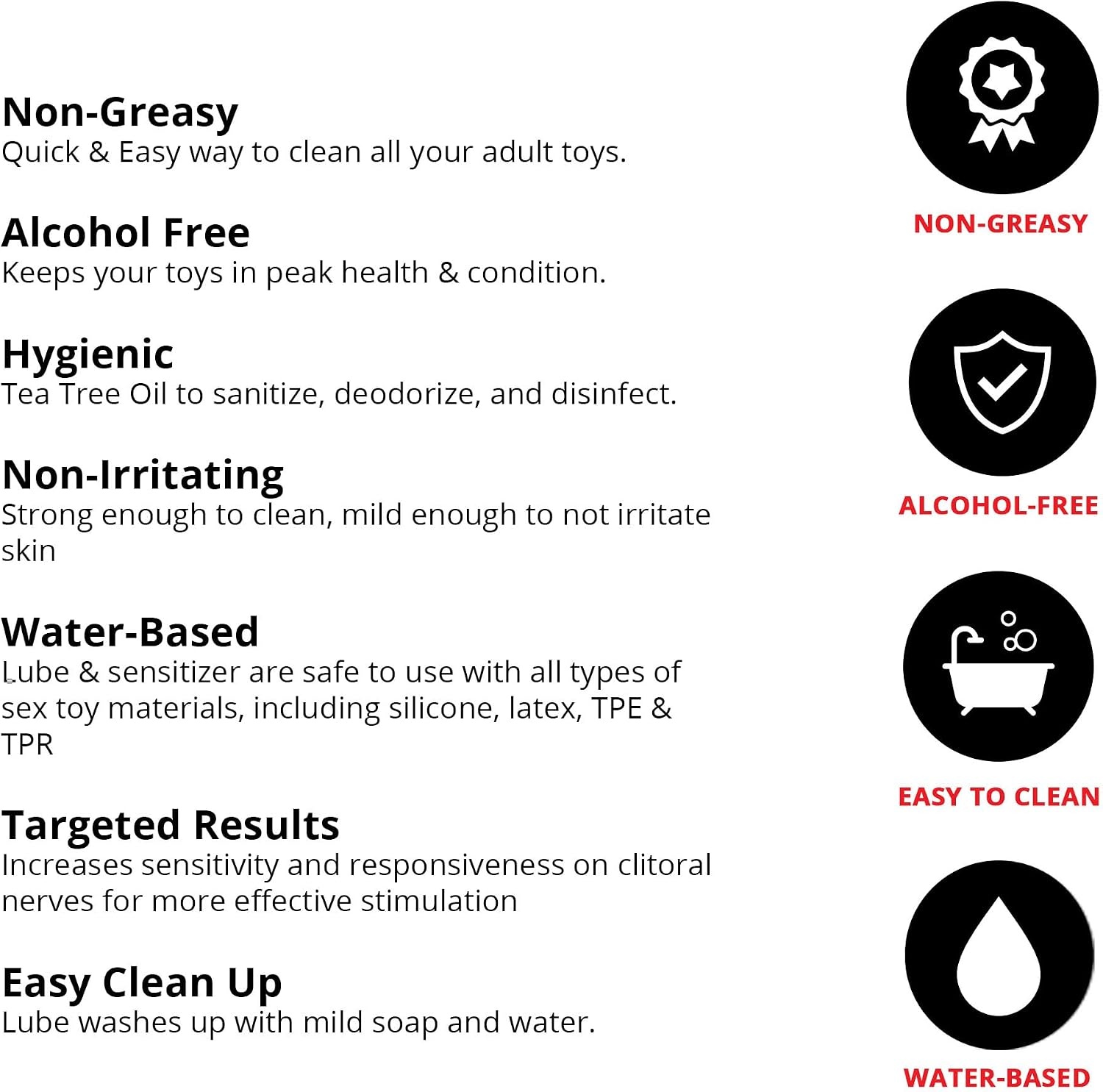 image:imageAdam amp Eve Make Me Cum amp Toy Cleaner Kit Clitoral Sensitizer WaterBased Lubricant for Enhanced Sensitivity amp Stronger Orgasms with Gentle Toy Cleaning Spray BodySafe NonSticky Easy Rinse