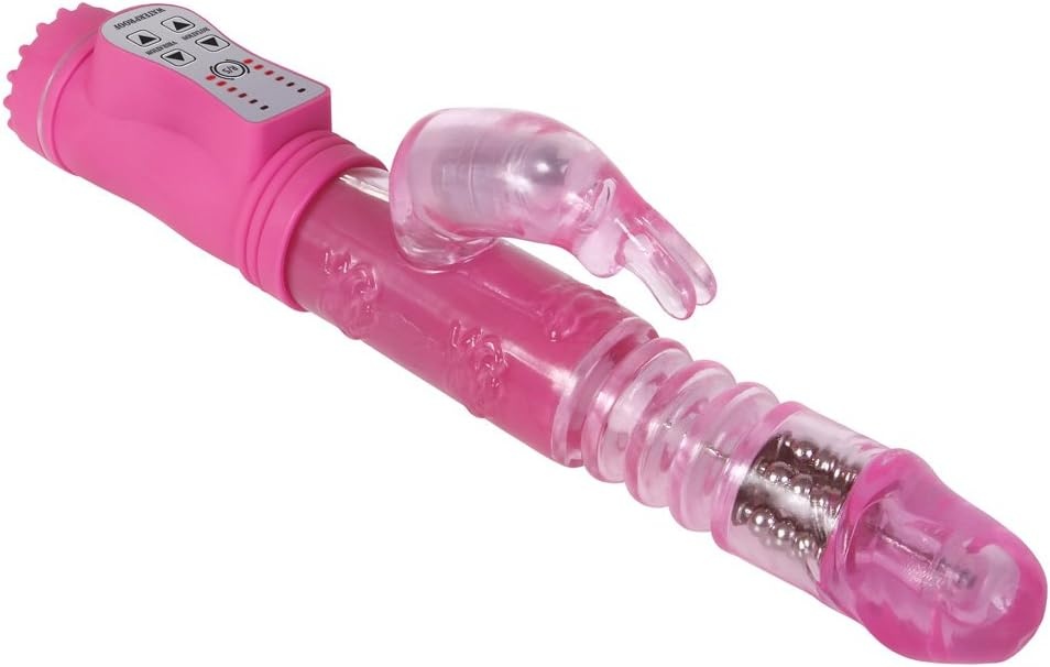 image:imageAdam amp Eve Eves First Thruster Rabbit Dildo with Thrusting Shaft 55 Pink